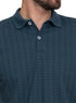 Dark Emerald Printed Polo Design 4 - Khotwh